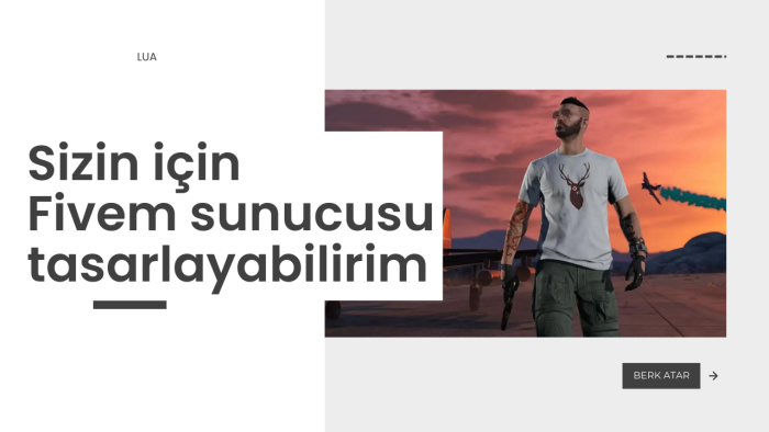 profesyonel fivem sunucu paketi geliştirebilirim