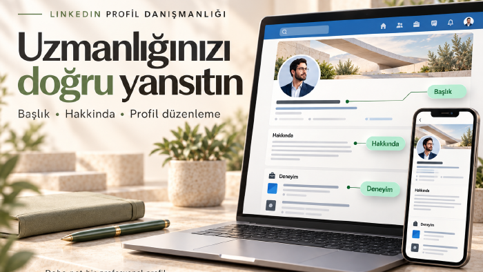 LinkedIn profilinizi güçlü bir ilk izlenim için düzenlerim
