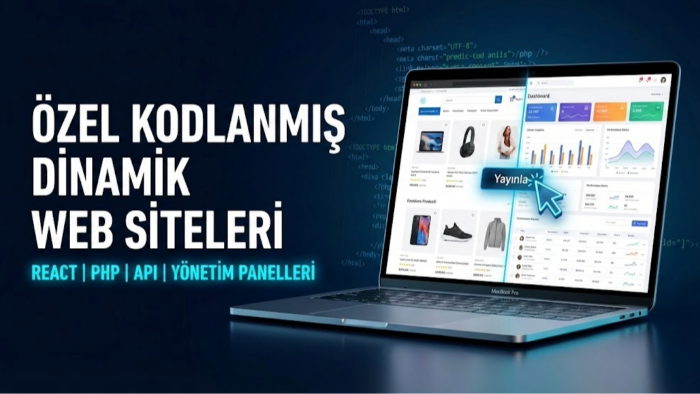 sana özel modern ve dinamik web siteleri kodlarım