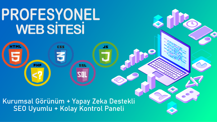 kurumsal ve profesyonel web sitesi anahtar teslim yapıyorum