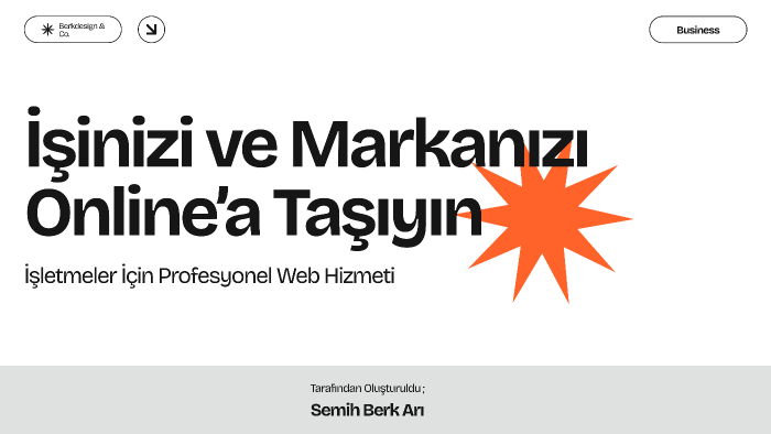 işiniz ve markanız için web sitesi kurabilirim