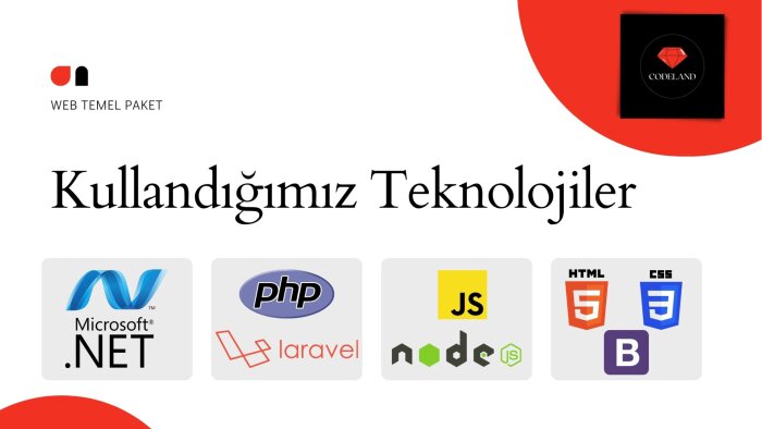 istediğiniz teknoloji ile web projenizi geliştirebilirim
