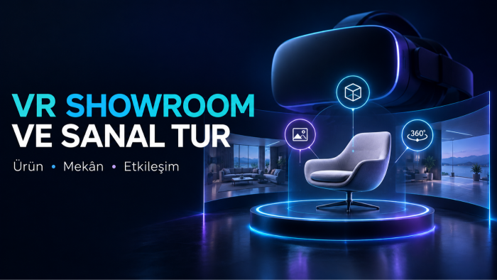 ürününüz veya mekânınız için VR showroom hazırlayabilirim