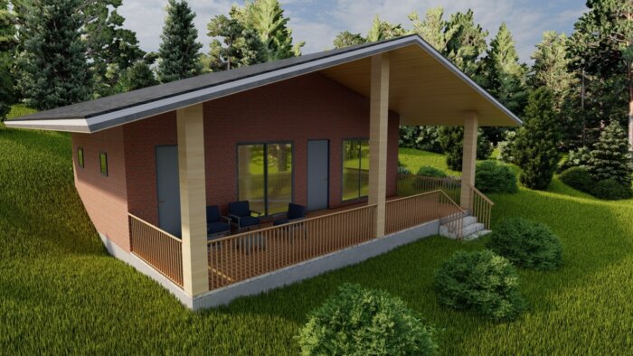mimari proje ve 3D modelleme yapan bir mimarım