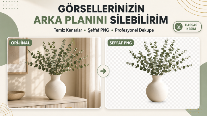 görsellerinizin arka planını sizin için silebilirim