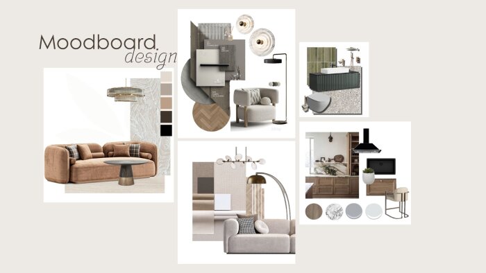 mekanın ruhunu yansıtan moodboard tasarımları yapabilirim