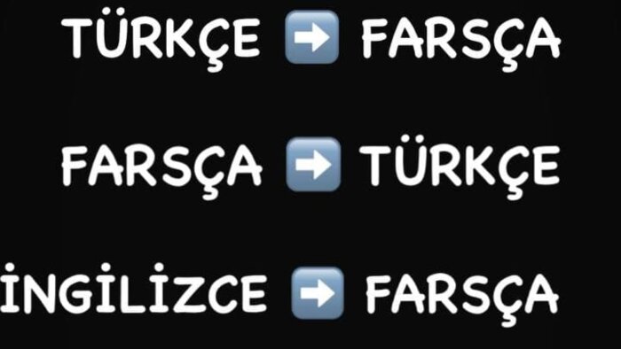 Türkçe ve Farsça dilleri arasında çeviri yapabilirim