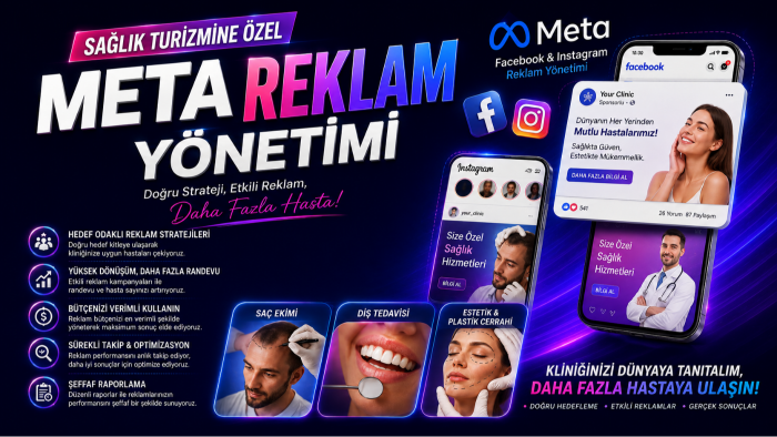 sağlık turizmi saç ekimi, diş ve estetik reklam yönetirim