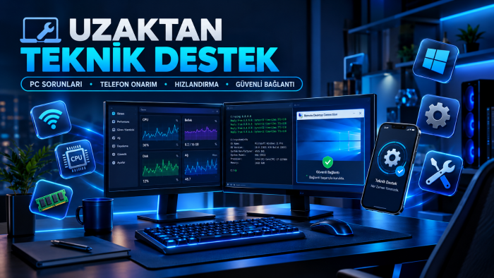 bilgisayar ve telefon sorunlarınızı uzaktan çözerim