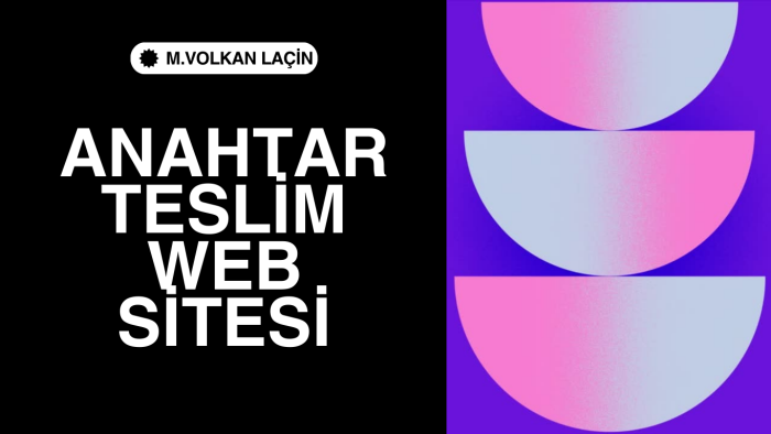 kurumsal web sitenizi anahtar teslim ederim