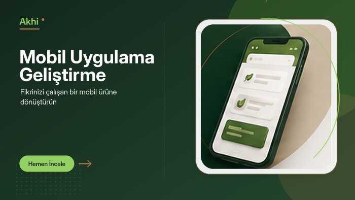 kullanıcı dostu mobil uygulamalar geliştiririm