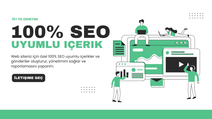web sitenize özel SEO uyumlu içerikler oluştururum