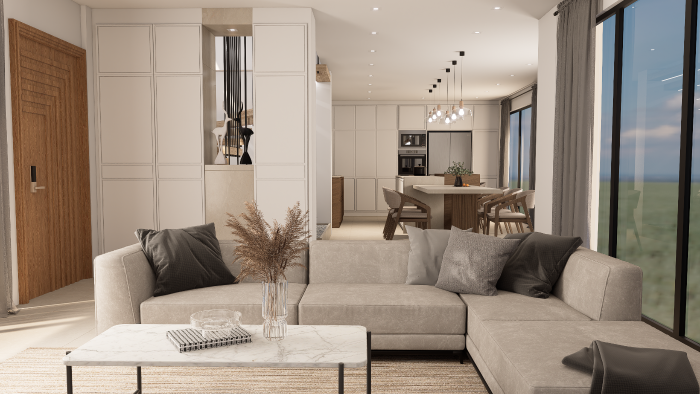mekanı verimli ve işlevsel olacak şekilde 3D modelliyorum