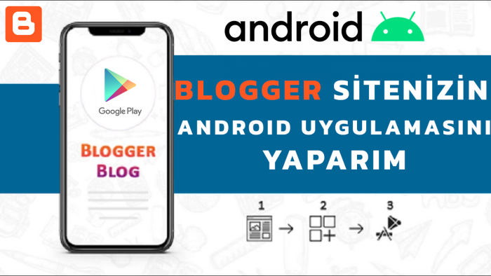 blogger siteniz için android uygulamasını kodlarım
