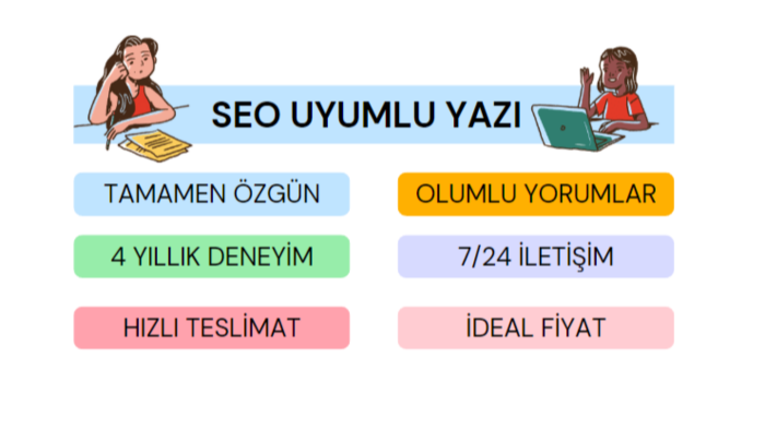 web sitenize uygun özgün ve seo uyumlu içerik yazabilirim