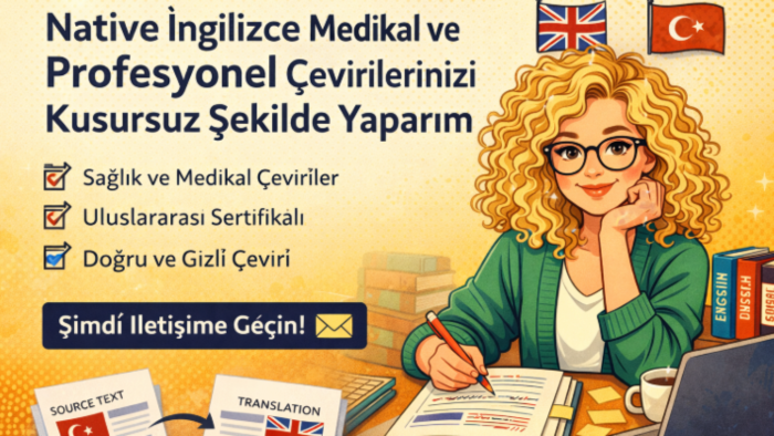 uzmanlık gerektiren medikal metinlerinizi çeviririm