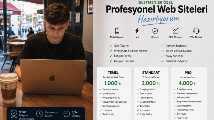 profesyonel web sitesi kurulumu yapabilirim