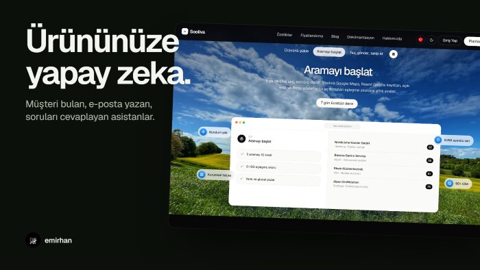sitenize veya uygulamanıza yapay zeka entegre ediyorum