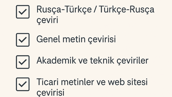 çeviri yaparım