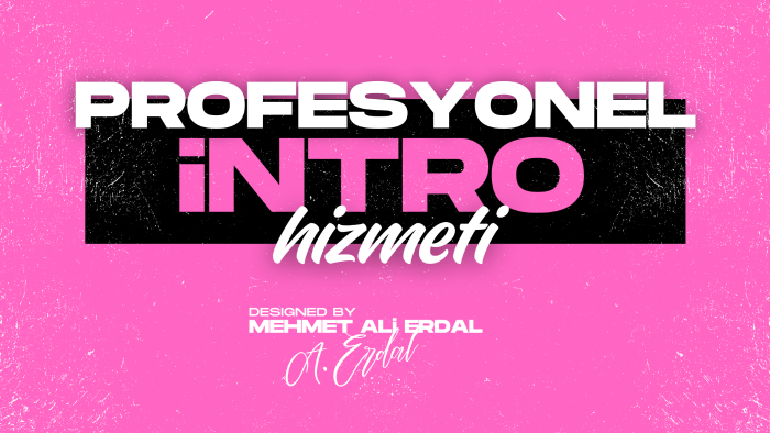 sizin için profesyonel logo ve video introları yaparım