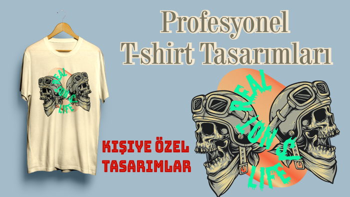 profesyonel bir şekilde tshirt tasarımı yaparım