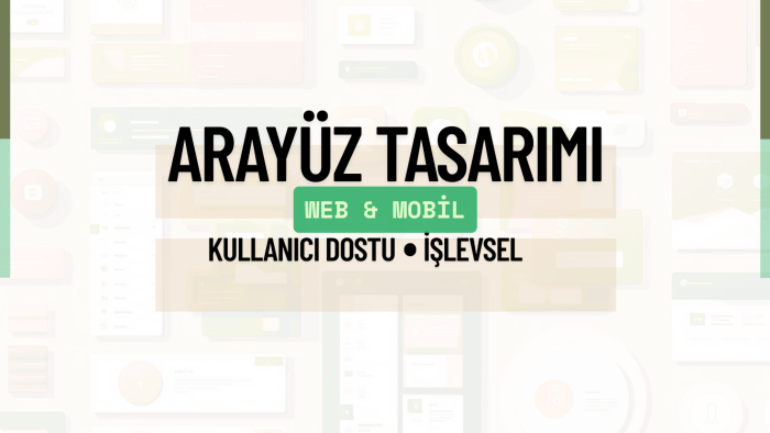 markanıza uygun web/mobil tasarımlarınızı oluşturabilirim