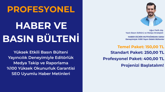 kişiye ve markaya özel basın bültenleri tasarlarım