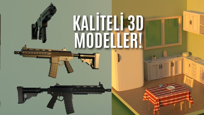 stilize 3b modelleme yapabilirim