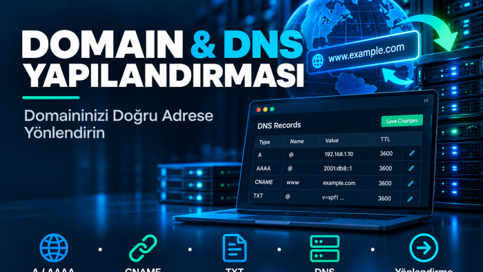 domain ve DNS ayarlarınızı yapılandırabilirim