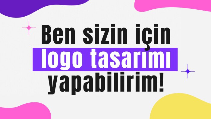 logo yapabilirim