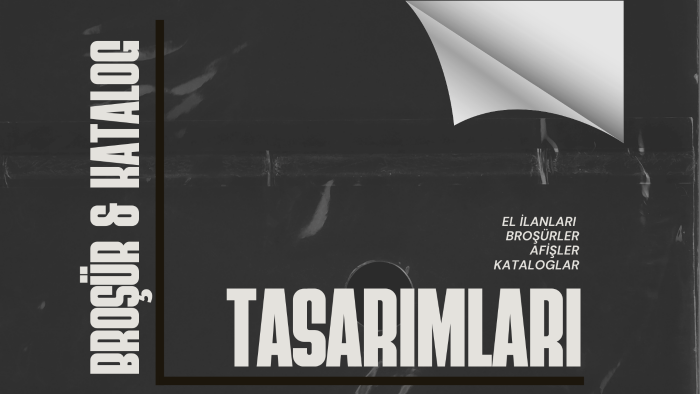 sizin için broşür, el ilanları, afişler tasarlarım