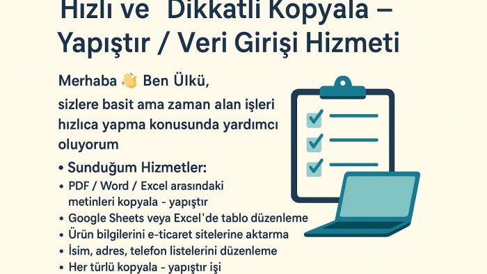yazılarınız hızlı ve doğru şekilde düzenlerim