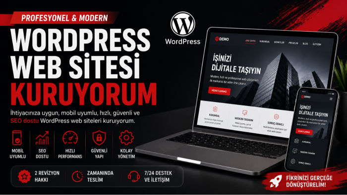 profesyonel wordpress web sitesi kuruyorum
