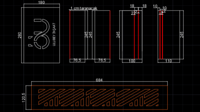 sizler için teknik autocad çizim dosyaları oluşturabilirim