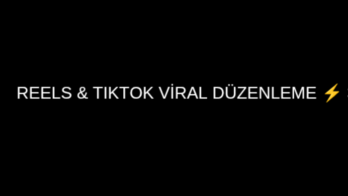 Reels & TikTok videolarınıza efekt, müzik ve geçiş ekliyorum