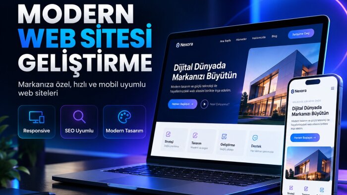 modern ve profesyonel web siteleri geliştiririm