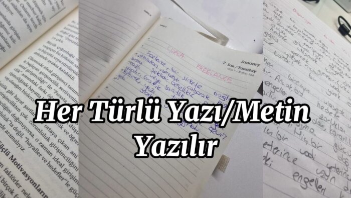 her türlü metin yazma konusunda sizlere yardımcı olabilirim