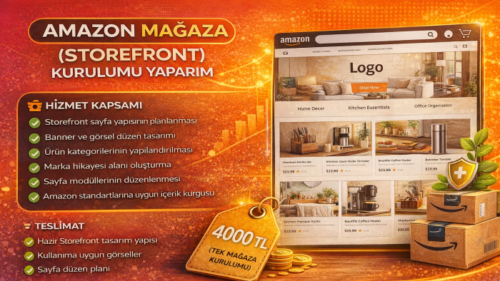 Amazon mağaza (storefront) kurulumu yaparım