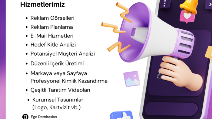 işletmeniz için reklam ve kimlik tasarımı yapabilirim