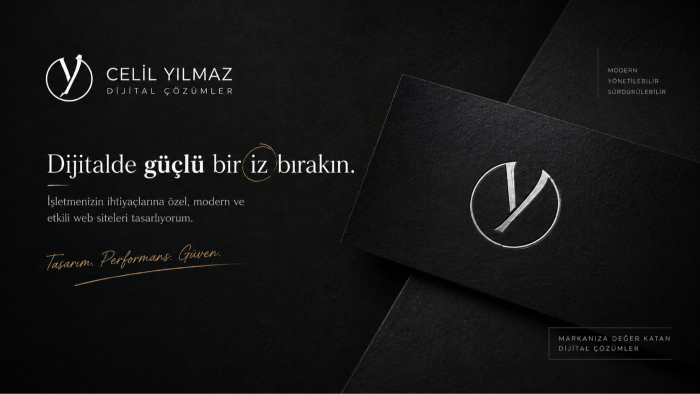 markanıza özel kurumsal web siteleri tasarlarım