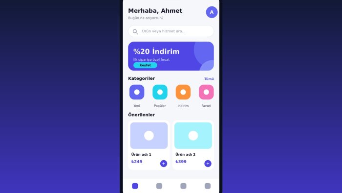 işletmenize özel iOS ve Android mobil uygulama geliştiririm