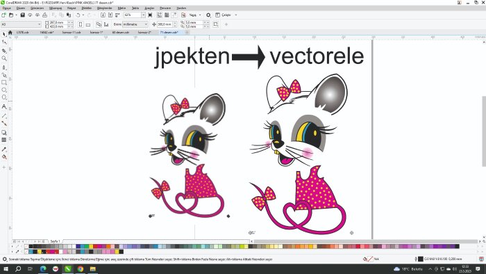 size Corel Draw işlerinizde yardımcı olabilirim