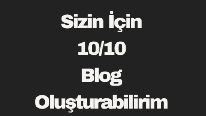 profesyonel bir blog oluşturabilirim