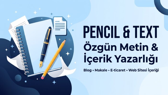 web siteniz ve markanız için özgün metinler yazarım