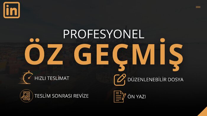 profesyonel cv (özgeçmiş) hazırlarım