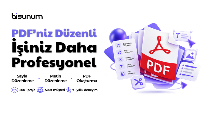 pdf belgelerinizi düzenlerim