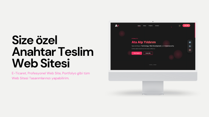 profesyonel web sitesi e ticaret sitesi yapabilirim