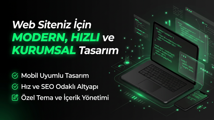 kurumsal, hızlı ve modern web sitesi hizmeti yaparım