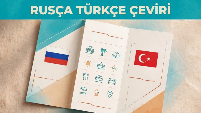 turizm ve otelcilik sektörüne özel Rusça çeviri yaparım