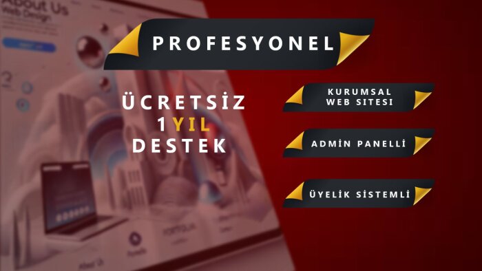 profesyonel web sitenizi hazırlarım